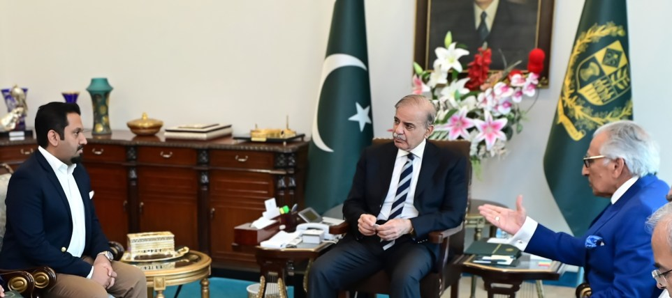 A Chromatic delegation meeting Prime Minister Shehbaz Sharif
